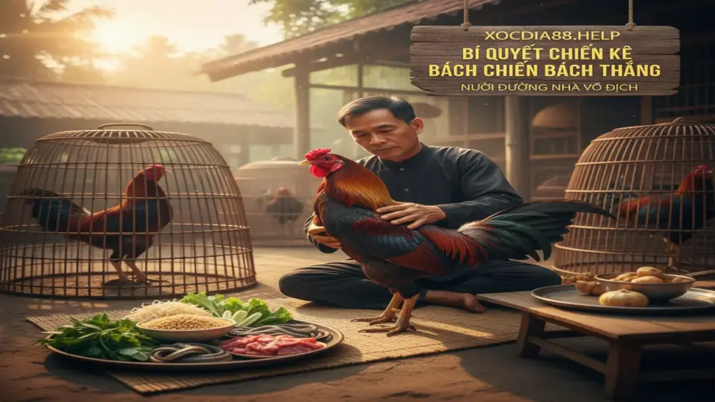 Chế độ chăm sóc giúp chiến kê luôn sung Xocdia88