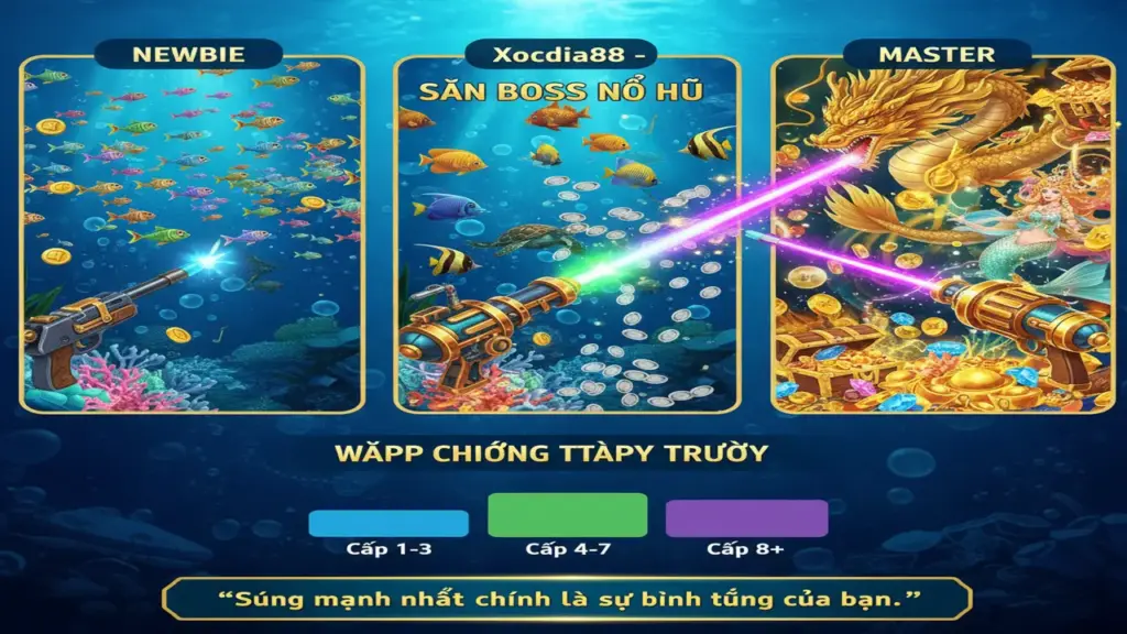 Nâng cấp súng Bắn Cá: Bí mật ít ai biết Xocdia88