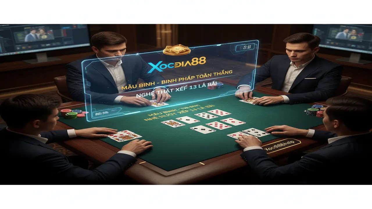 Cách xếp bài Mậu Binh thông minh nhất Xocdia88