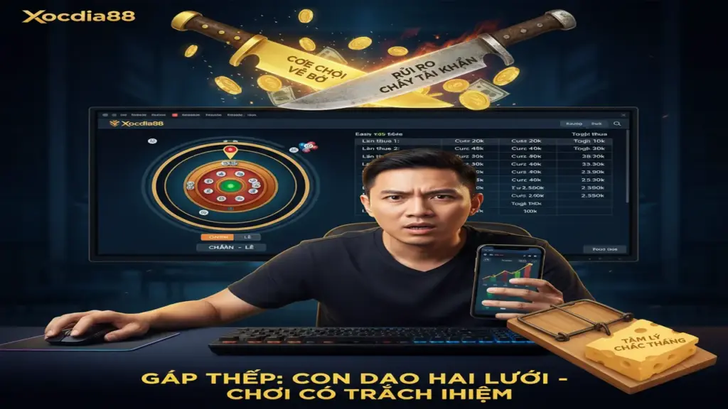 Đánh gấp thếp: Rủi ro hay cơ hội giàu? Xocdia88