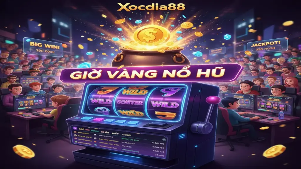 Giờ vàng nổ hũ: Cứ quay là trúng lớn Xocdia88
