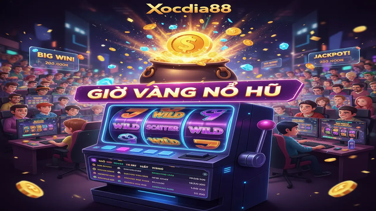 Giờ vàng nổ hũ: Cứ quay là trúng lớn Xocdia88