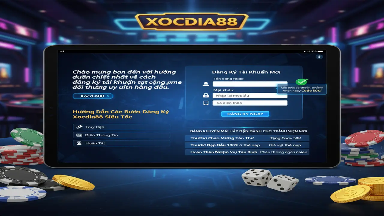 Đăng Ký Xocdia88