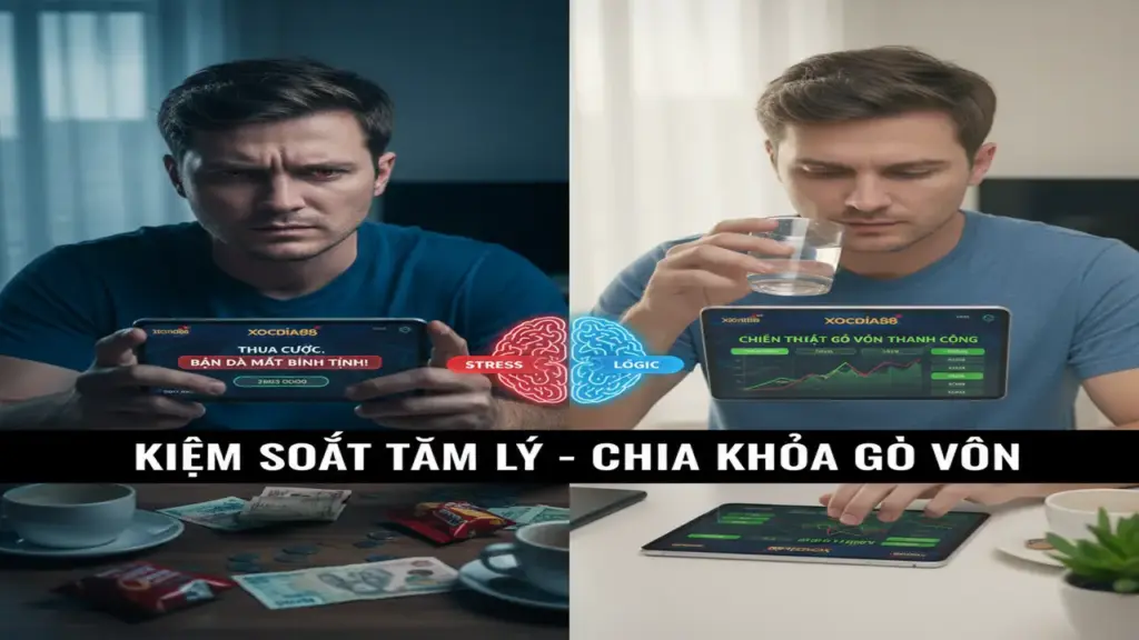 Mẹo giữ bình tĩnh để gỡ vốn khi thua Xocdia88
