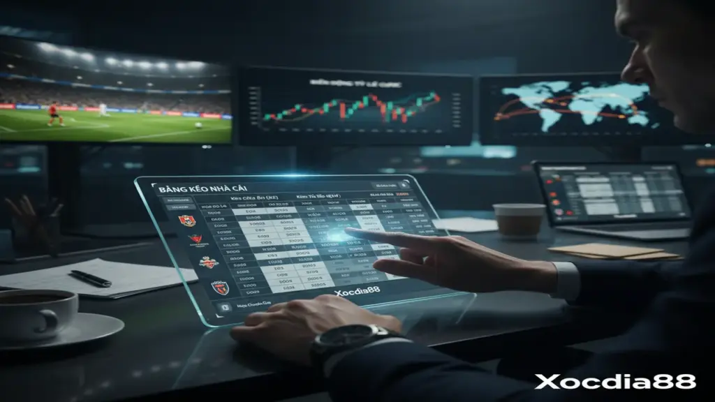 Đọc vị bảng kèo nhà cái như dân chuyên Xocdia88