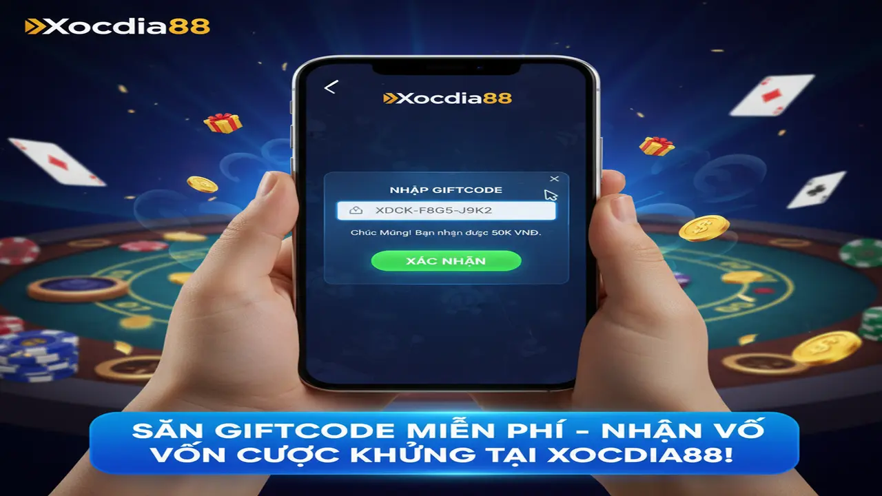 Săn Giftcode miễn phí cực dễ mỗi tuần Xocdia88