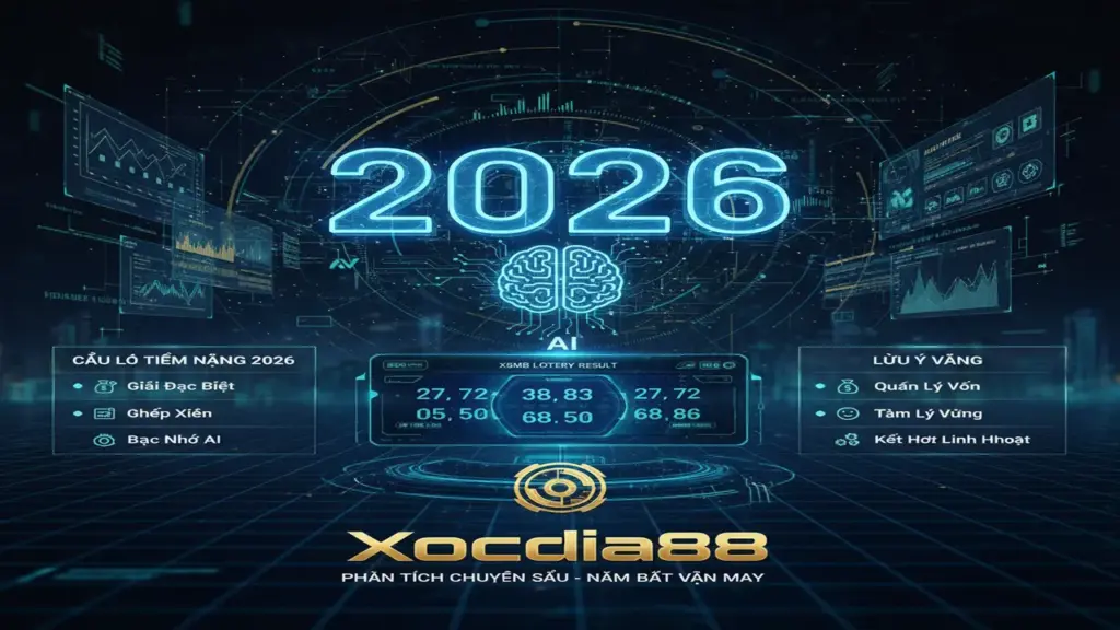 Soi cầu XSMB 2026: Cầu lô chạy cực đẹp Xocdia88