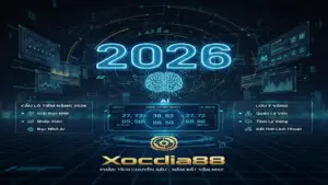 Soi cầu XSMB 2026: Cầu lô chạy cực đẹp Xocdia88