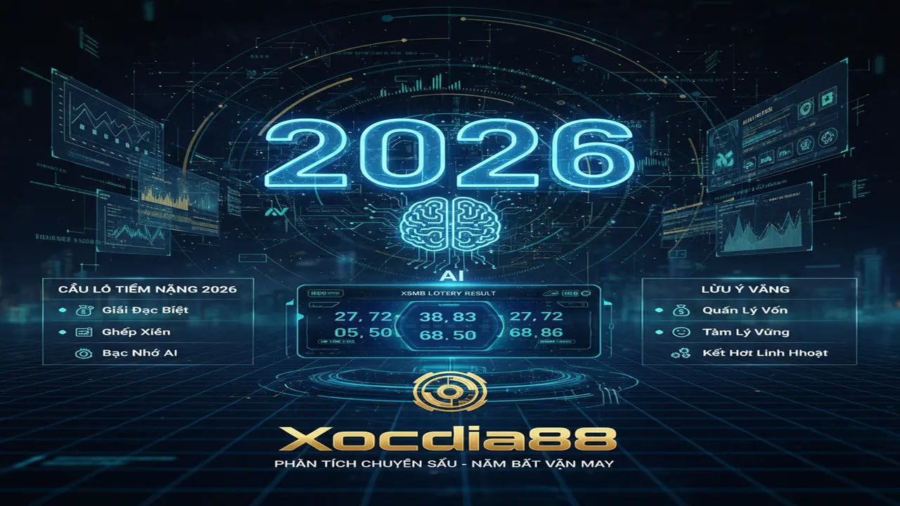 Soi cầu XSMB 2026: Cầu lô chạy cực đẹp Xocdia88