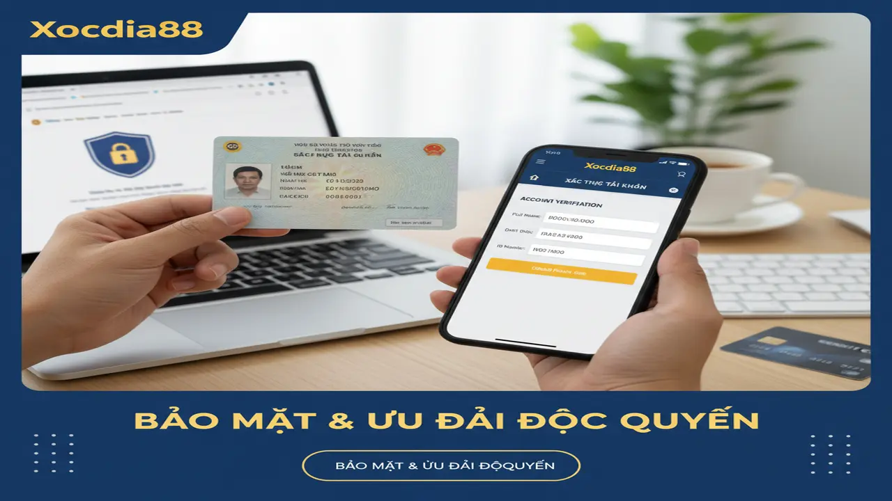 Xác minh tài khoản Xocdia88
